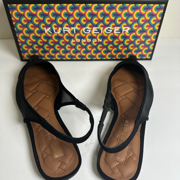 Kurt Geiger Black Women's Slingback Shoes size 40/9 - Picture 3 of 8